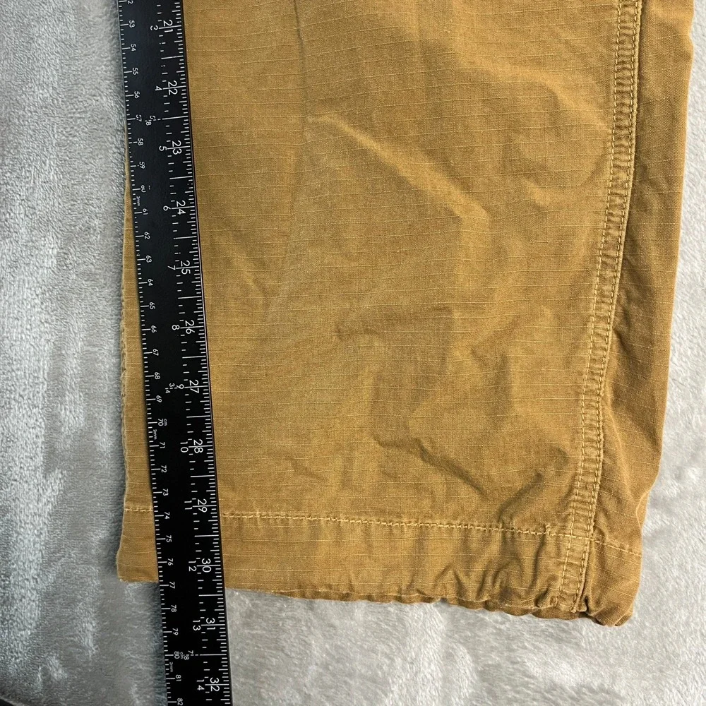 Vintage American Eagle Mens Cargo Pants Brown Ripstop 32x32 (34x31) Utility Gorp